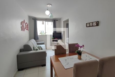 Sala de Estar e Jantar de apartamento para alugar com 2 quartos, 50m² em Loteamento Parque São Martinho, Campinas