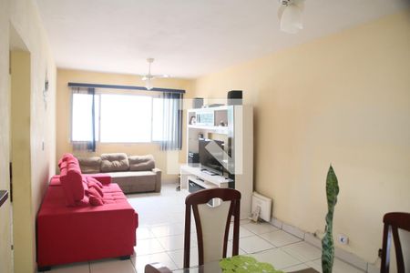 Sala  de apartamento para alugar com 1 quarto, 60m² em Canto do Forte, Praia Grande
