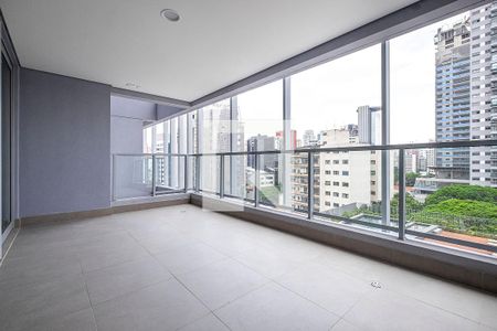 Varanda de apartamento para alugar com 3 quartos, 124m² em Jardim Paulistano, São Paulo