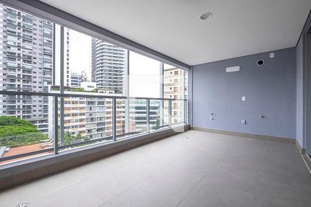 Varanda de apartamento para alugar com 3 quartos, 124m² em Jardim Paulistano, São Paulo
