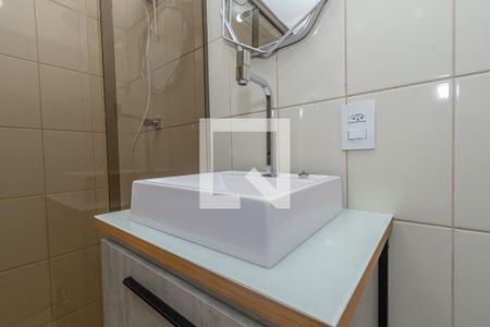 Detalhe Banheiro de apartamento à venda com 1 quarto, 40m² em Botafogo, Campinas