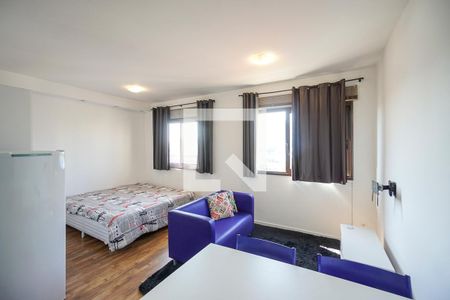 Sala e quarto de kitnet/studio para alugar com 1 quarto, 27m² em Tatuapé, São Paulo