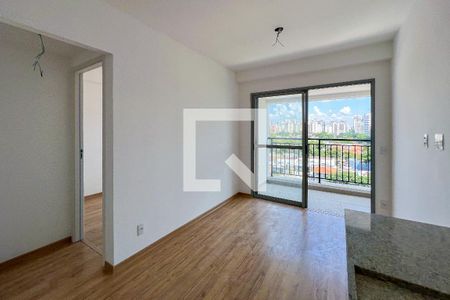 Sala/Cozinha de apartamento para alugar com 1 quarto, 31m² em Moema, São Paulo