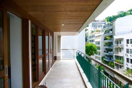 Varanda  de apartamento para alugar com 2 quartos, 130m² em Leblon, Rio de Janeiro