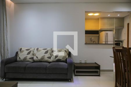 Sala de apartamento para alugar com 2 quartos, 82m² em José Menino, Santos