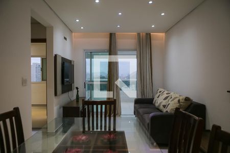 Sala de apartamento para alugar com 2 quartos, 82m² em José Menino, Santos