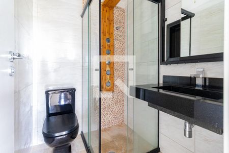 Casa de condomínio para alugar com 92m², 3 quartos e 2 vagasBanheiro da Suíte