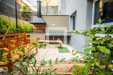 Studio para alugar com 29m², 1 quarto e sem vaga Studio para alugar com 29m², 1 quarto e sem vagaPraça do Encontro - Churrasqueira