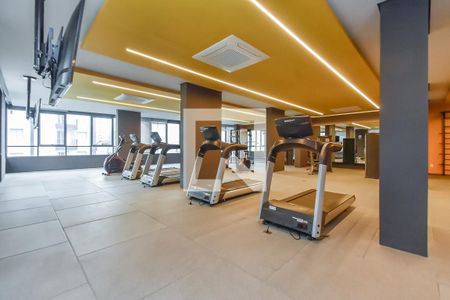 Studio para alugar com 24m², 1 quarto e sem vaga Studio para alugar com 24m², 1 quarto e sem vagaÁrea comum - Academia