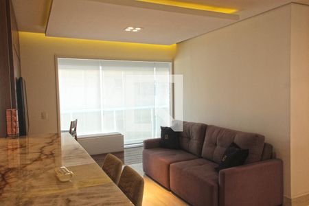 Sala de apartamento para alugar com 2 quartos, 102m² em Gonzaga, Santos