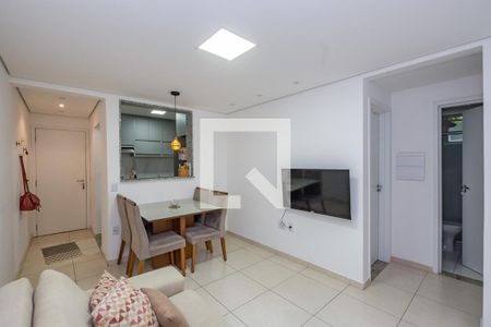 Sala de apartamento para alugar com 2 quartos, 60m² em Conjunto Califórnia, Belo Horizonte