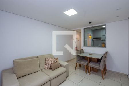 Sala de apartamento para alugar com 2 quartos, 60m² em Conjunto Califórnia, Belo Horizonte
