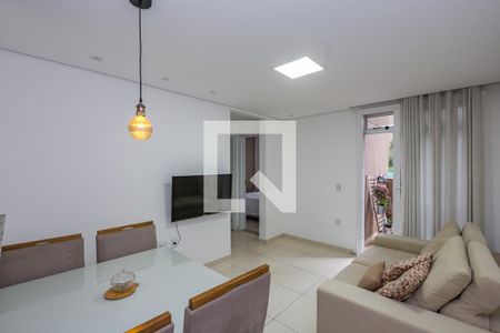 Sala de apartamento para alugar com 2 quartos, 60m² em Conjunto Califórnia, Belo Horizonte