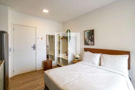 Studio - Quarto e Cozinha de kitnet/studio para alugar com 1 quarto, 22m² em Vila Mariana, São Paulo