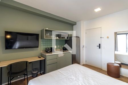 Studio - Quarto e Cozinha de kitnet/studio para alugar com 1 quarto, 22m² em Vila Mariana, São Paulo