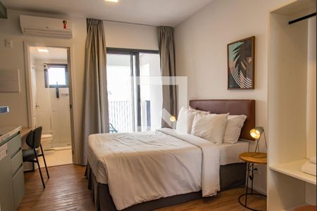 Sala/quarto/cozinha de apartamento para alugar com 1 quarto, 23m² em Vila Mariana, São Paulo