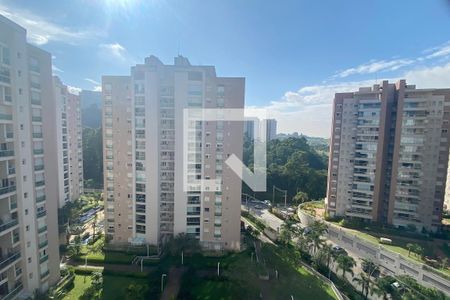 Vista da Sala de apartamento à venda com 2 quartos, 122m² em Tamboré, Santana de Parnaíba