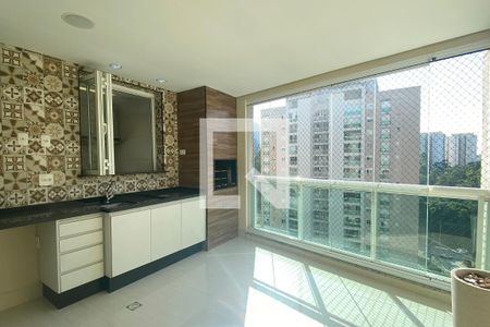 Varanda gourmet de apartamento à venda com 2 quartos, 122m² em Tamboré, Santana de Parnaíba