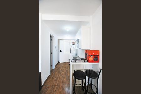 Cozinha de kitnet/studio à venda com 1 quarto, 27m² em Partenon, Porto Alegre