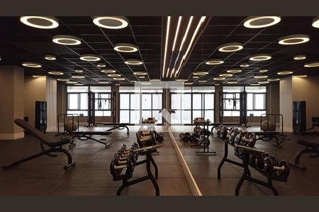 Apartamento para alugar com 30m², 1 quarto e 1 vaga Apartamento para alugar com 30m², 1 quarto e 1 vagaÁrea comum - Academia