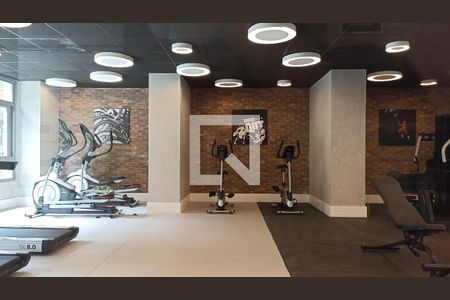 Apartamento para alugar com 30m², 1 quarto e 1 vaga Apartamento para alugar com 30m², 1 quarto e 1 vagaÁrea comum - Academia