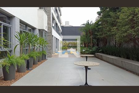 Apartamento para alugar com 30m², 1 quarto e 1 vaga Apartamento para alugar com 30m², 1 quarto e 1 vagaÁrea comum - Churrasqueira