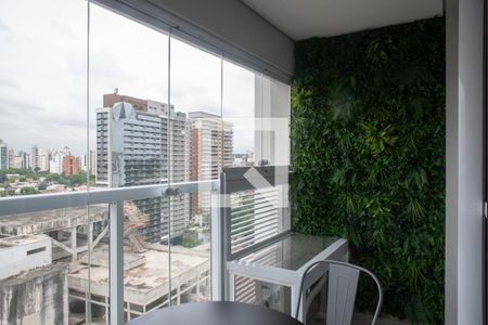 Varanda de kitnet/studio para alugar com 1 quarto, 26m² em Vila Clementino, São Paulo