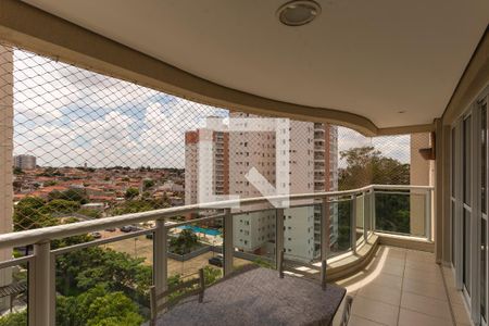 Sacada da Sala de apartamento à venda com 4 quartos, 128m² em Parque Prado, Campinas