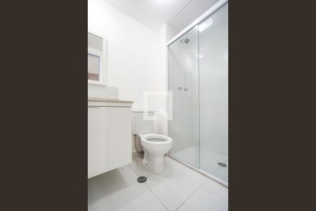 Studio para alugar com 27m², 1 quarto e sem vaga Studio para alugar com 27m², 1 quarto e sem vagaBanheiro social