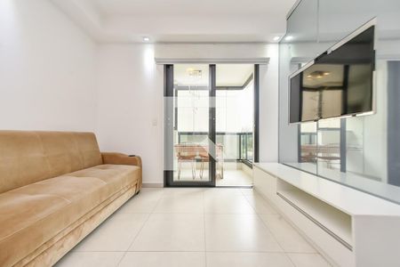 Sala de apartamento para alugar com 1 quarto, 40m² em Bela Vista, São Paulo
