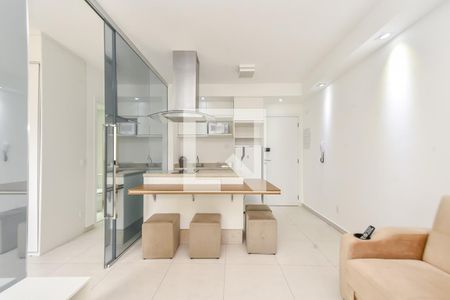 Sala de apartamento para alugar com 1 quarto, 40m² em Bela Vista, São Paulo