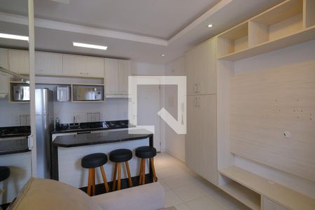Sala de apartamento para alugar com 1 quarto, 43m² em Centro, Curitiba