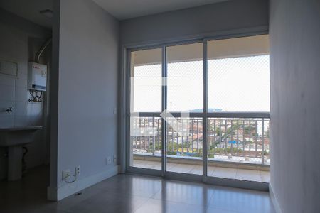 Sala de apartamento para alugar com 1 quarto, 50m² em Vila Matias, Santos