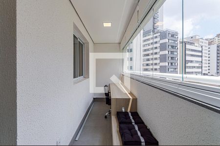 Varanda de apartamento para alugar com 1 quarto, 31m² em Bela Vista, São Paulo