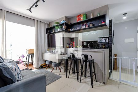 Sala de apartamento à venda com 2 quartos, 52m² em Parque Novo Mundo, São Paulo