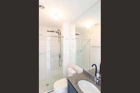 Banheiro Social de apartamento para alugar com 1 quarto, 35m² em Vila Paulista, São Paulo