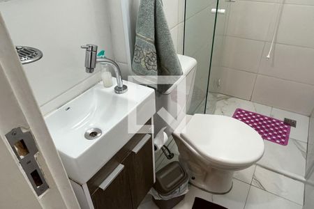 Banheiro da Suíte de apartamento para alugar com 1 quarto, 66m² em Embaré, Santos