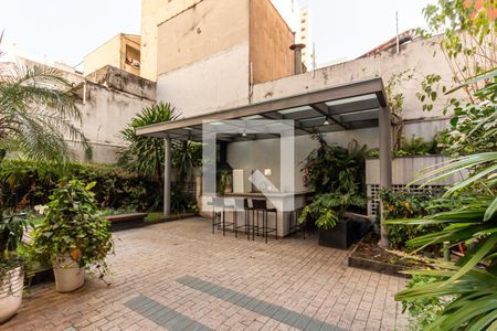 Studio para alugar com 30m², 1 quarto e 1 vagaChurrasqueira