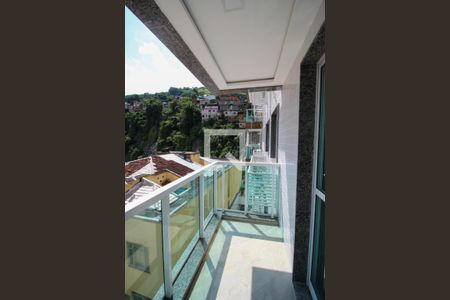 Varanda da Sala de apartamento à venda com 2 quartos, 60m² em Tijuca, Rio de Janeiro
