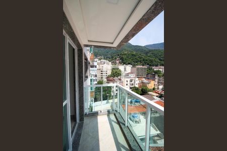 Varanda da Sala de apartamento à venda com 2 quartos, 60m² em Tijuca, Rio de Janeiro