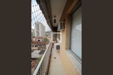 Varanda da Sala de apartamento à venda com 3 quartos, 103m² em Andaraí, Rio de Janeiro