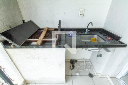 Varanda Gourmet de apartamento à venda com 2 quartos, 55m² em Jardim Independencia, São Bernardo do Campo