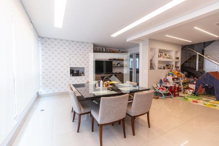 Varanda gourmet de apartamento à venda com 3 quartos, 260m² em Santa Teresinha, São Paulo