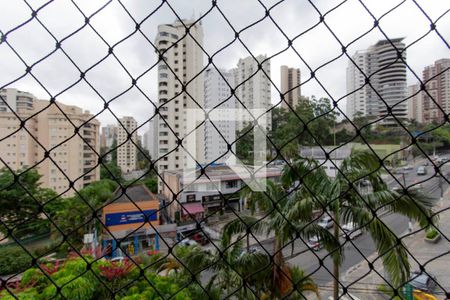 Vista Sacada Sala de apartamento à venda com 4 quartos, 170m² em Vila Andrade, São Paulo