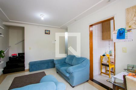 Sala de casa à venda com 2 quartos, 130m² em Vila Humaita, Santo André
