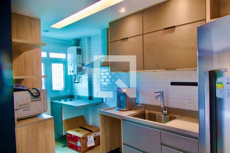 Apartamento para alugar com 144m², 2 quartos e 1 vagaCozinha americana 