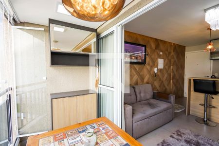 Varanda - Sala de apartamento à venda com 1 quarto, 42m² em Santana, São Paulo