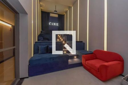 Studio para alugar com 27m², 1 quarto e sem vaga Studio para alugar com 27m², 1 quarto e sem vagaÁrea comum - Cinema