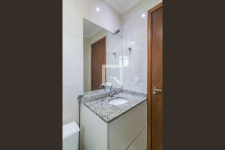 Banheiro da Suite de apartamento à venda com 2 quartos, 128m² em Vila Alzira, Santo André