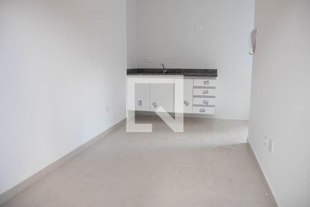 Sala e Cozinha de apartamento para alugar com 1 quarto, 27m² em Parque Vitória, São Paulo